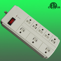 8-outlet power bar surge suppressor