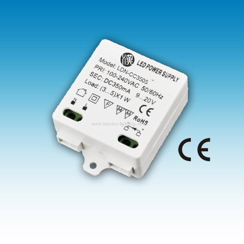 350mA 1W LED Driver TUV Approved