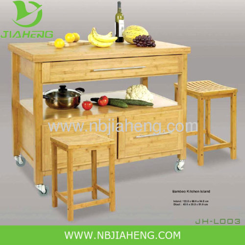 International Concepts Unfinished Kitchen Trolley