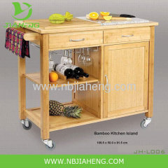 Kitchen trolley with wheels