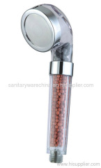 Luxury Ion Mineral Hand Held Shower With High Pressure
