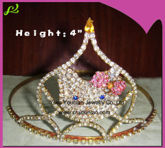 rhinestone hello kitty pageant crown