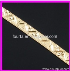 18K gold plated alloy bracelet