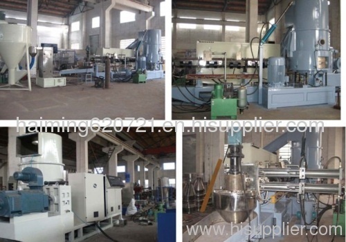 PE PP waste film granulator line