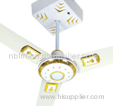 AC/DC solar ceiling fans