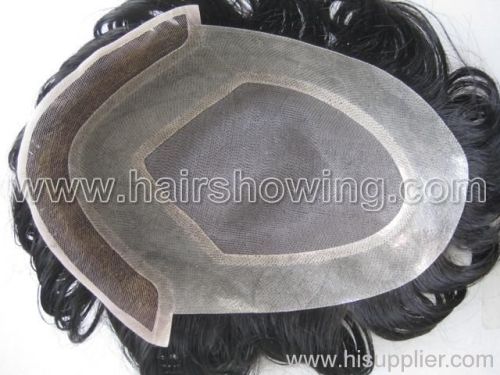 stable fine mono hair piece for men