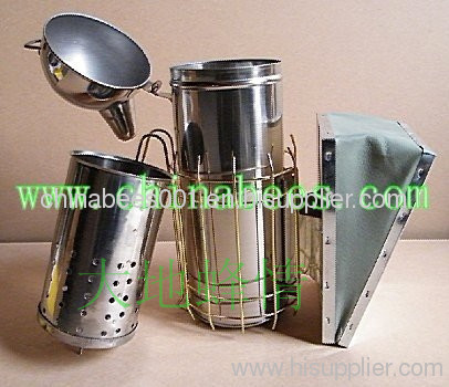 big smoker guarder withi shining cover and inner tank