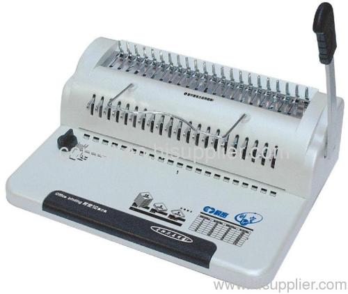 12 Time space comb binding machine