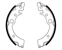 HONDA ACCORD rear brake shoes