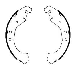 CHEVROLET TAHOE rear brake shoes