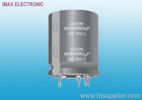 CD296 aluminum electrolytic capacitor