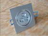 3W Aluminum Die-cast 92mm×92mm×49mm Square LED Down Lights