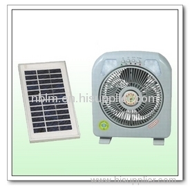 emergency solar rechargeable fans