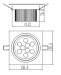 136mm×136mm×70mm Square LED Down Lights