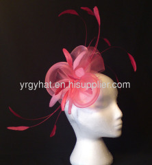 sinamay fascinators/ headwears/ headdress flowers/ fashion accessories/ hair ornaments