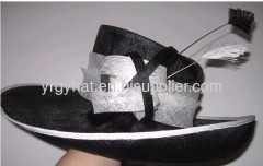 Lady sinamay hats sinamay organza hats party hats dress hats