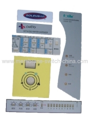 Emboss tactile membrane switch panel