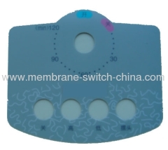 Membrane Switch Panel with embossed buttons