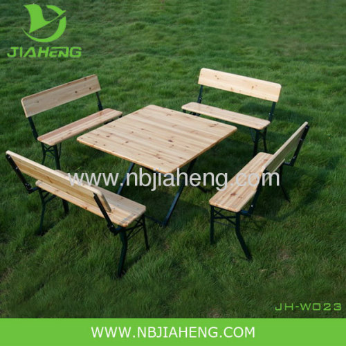 Fir Wooden Beer Table