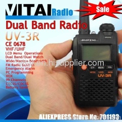 Economical Dual Band Display Baofeng Small Handheld Interphone UV-3R