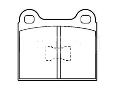 AUDI 50 front brake pad sets