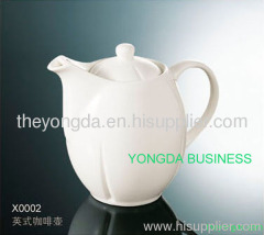 ceramic and porcelain tea pots, coffee pots