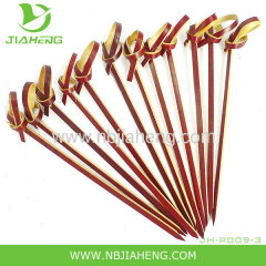 Natural Bamboo Knotted Skewers