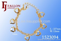 heart shape design girls bracelet