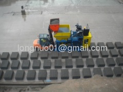 mobile concrete block machine