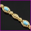 Flower Shape Turquoise Bracelet 1530382