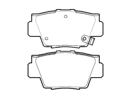 Rear Brake Pad Set for HONDA ACURA NSX OEM 43022-SL0-E50