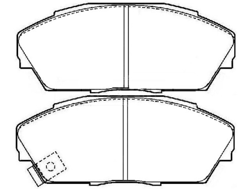 Front Brake Pad Set for HONDA OEM 45022-SG0-010