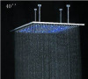 40&quot; Large Size Top Rainfall LED Brass Shower Head