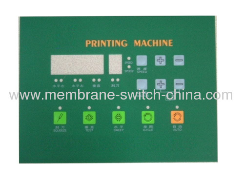 Printing machine Graphic Overlay