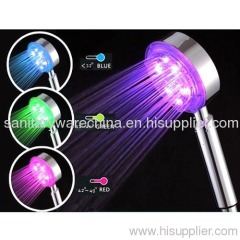 Automatic Control Temperature LED hand Shower Massage