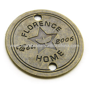 Round Metal Label