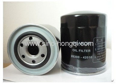 Oil filter 26300-42010 for Hyundai
