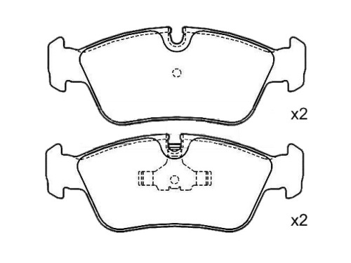 brake pad set BMW 3 Touring (E36)