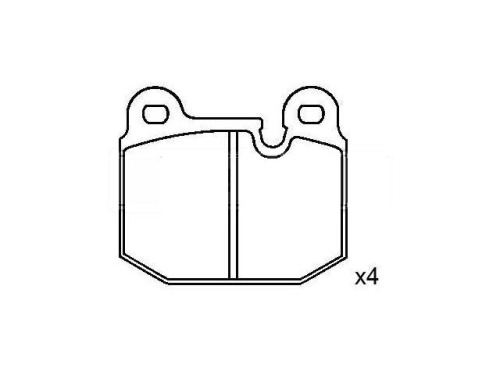 BMW M1 ceramic brake pads