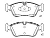 Front Brake Pad Set for BMW 3 (E90) OE 34 11 6 769 763
