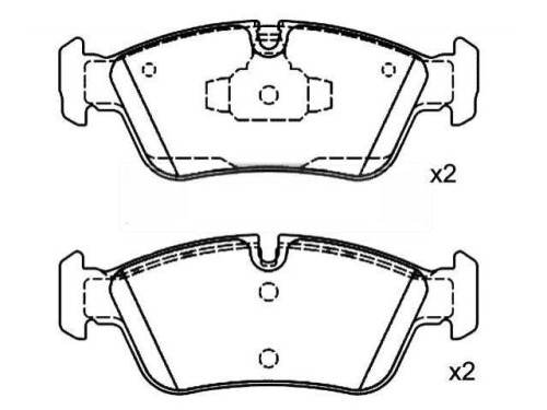 BMW 3 (E90) Front Brake Pad set