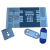 screen printing adhesive backed membrane switch backplate