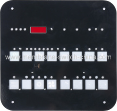 Aluminum Alloy Metal Membrane Switch Backplate