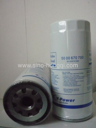 Auto oil filter 5000670699 /5000670700 for RENAULT