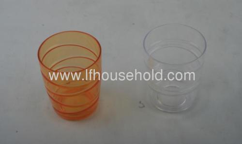 plastic orange beverage cup 16.5oz