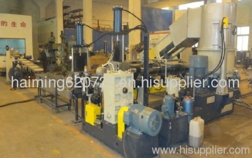 PP PE waste film two stage granulation line