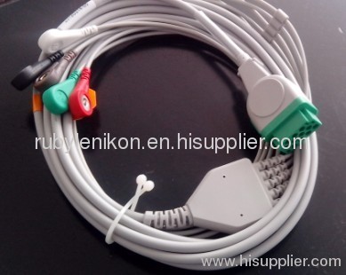GE ECG cable for Dash 3000