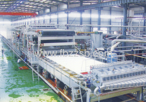 Double long forming multi-cylinder corrugated paper making machine