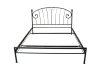 Wrought iron knock down bed