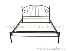 Wrought iron knock down bed